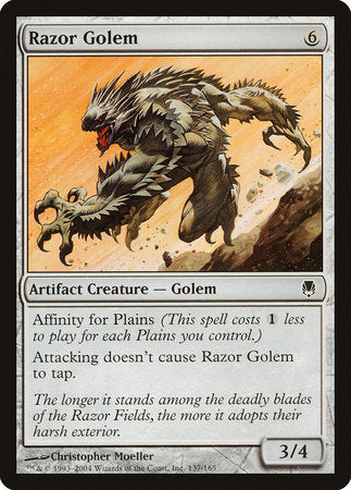 Razor Golem [Darksteel] | Magic Magpie