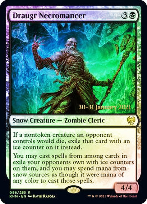 Draugr Necromancer  [Kaldheim Prerelease Promos] | Magic Magpie