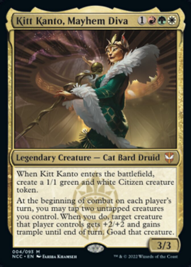 Kitt Kanto, Mayhem Diva [Streets of New Capenna Commander] | Magic Magpie