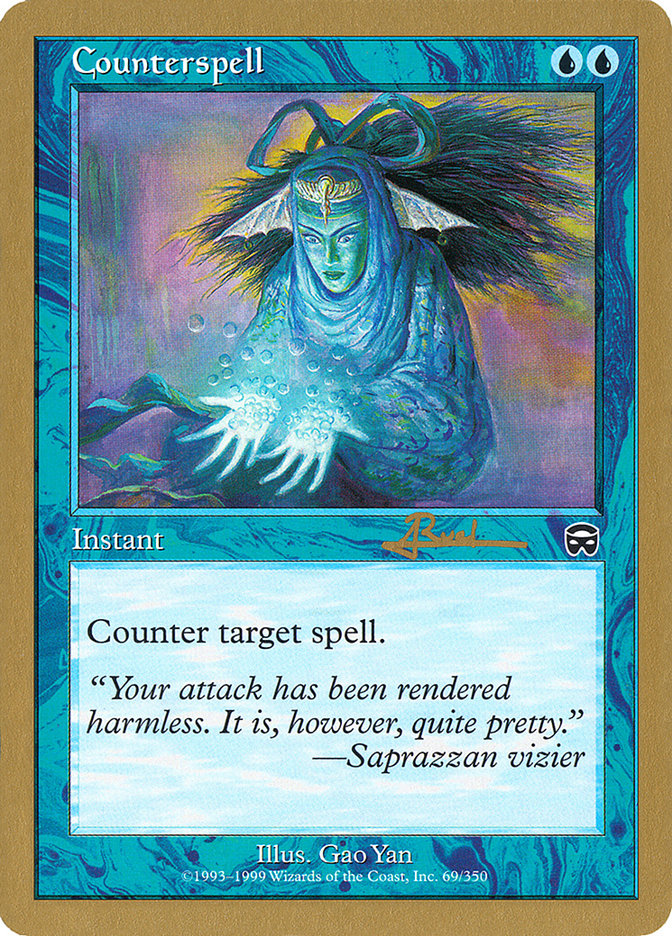 Counterspell (Antoine Ruel) (MMQ) [World Championship Decks 2001] | Magic Magpie