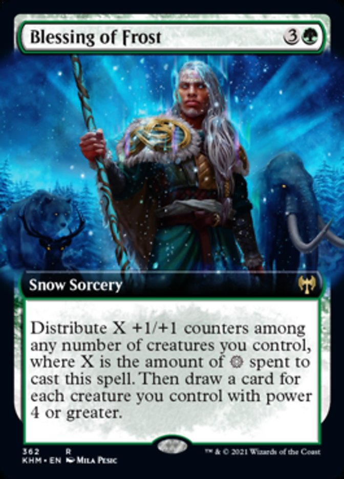 Blessing of Frost (Extended Art) [Kaldheim] | Magic Magpie