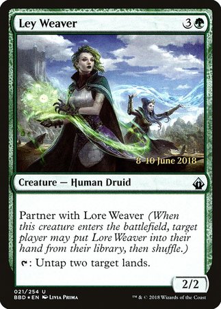 Ley Weaver [Battlebond Promos] | Magic Magpie