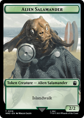 Dalek // Alien Salamander Double-Sided Token [Doctor Who Tokens] | Magic Magpie
