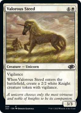 Valorous Steed [Jumpstart 2022] | Magic Magpie