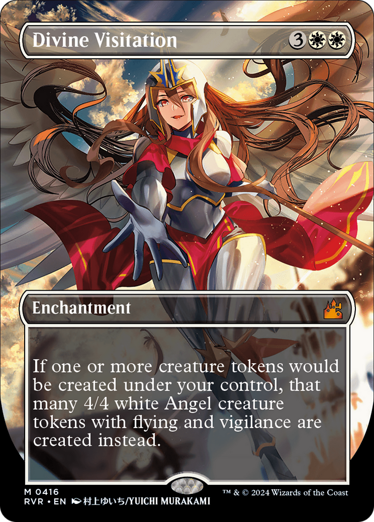 Divine Visitation (Anime Borderless) [Ravnica Remastered] | Magic Magpie