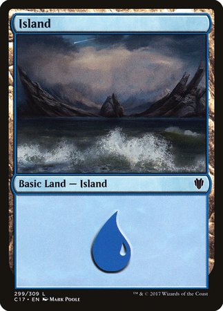 Island (299) [Commander 2017] | Magic Magpie