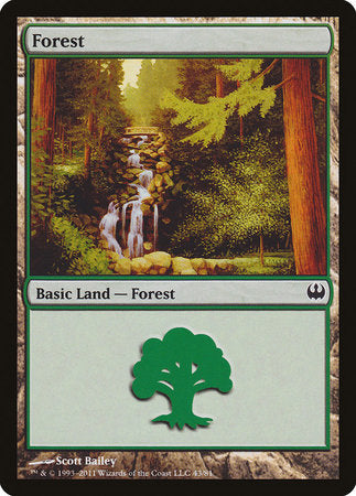 Forest (43) [Duel Decks: Knights vs. Dragons] | Magic Magpie