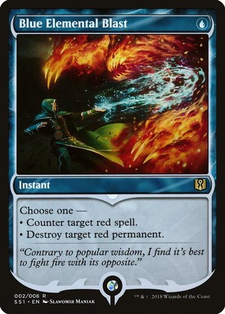 Blue Elemental Blast [Signature Spellbook: Jace] | Magic Magpie