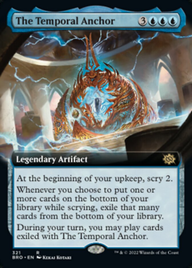 The Temporal Anchor (Extended Art) [The Brothers' War] | Magic Magpie