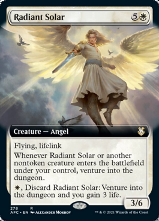 Radiant Solar (Extended) [Dungeons & Dragons: Adventures in the Forgotten Realms Commander] | Magic Magpie