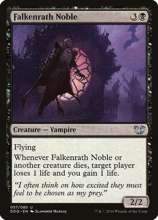 Falkenrath Noble [Duel Decks: Blessed vs. Cursed] | Magic Magpie