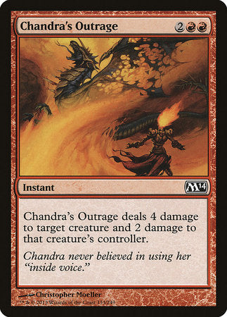 Chandra's Outrage [Magic 2014] | Magic Magpie