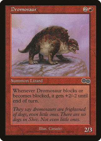 Dromosaur [Urza's Saga] | Magic Magpie