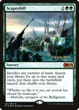Scapeshift [Core Set 2019 Promos] | Magic Magpie