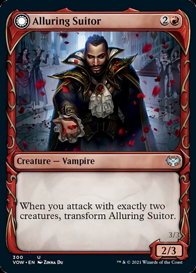 Alluring Suitor // Deadly Dancer (Showcase Fang Frame) [Innistrad: Crimson Vow] | Magic Magpie