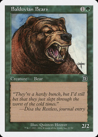 Balduvian Bears [Deckmasters] | Magic Magpie