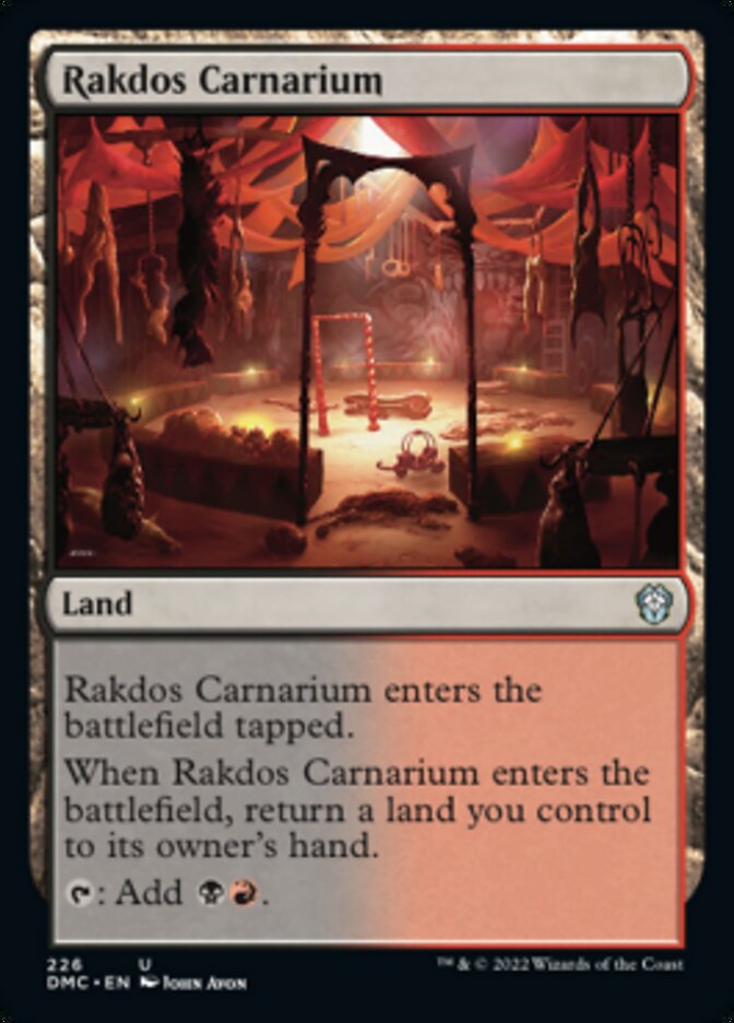 Rakdos Carnarium [Dominaria United Commander] | Magic Magpie