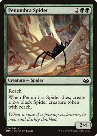 Penumbra Spider [Modern Masters 2017] | Magic Magpie