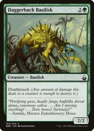 Daggerback Basilisk [Battlebond] | Magic Magpie