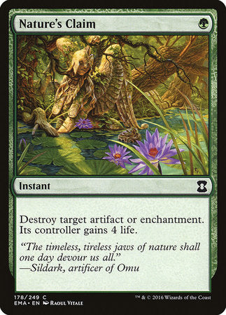 Nature's Claim [Eternal Masters] | Magic Magpie