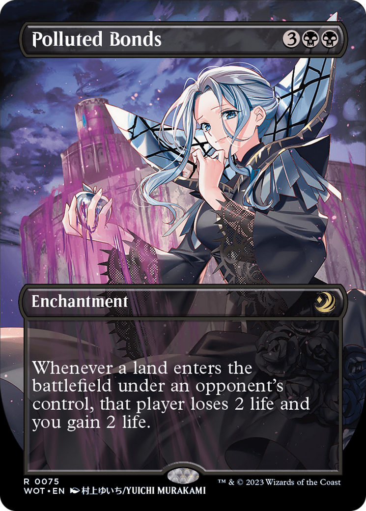 Polluted Bonds (Anime Borderless) [Wilds of Eldraine: Enchanting Tales] | Magic Magpie