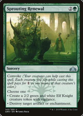 Sprouting Renewal [Guilds of Ravnica] | Magic Magpie