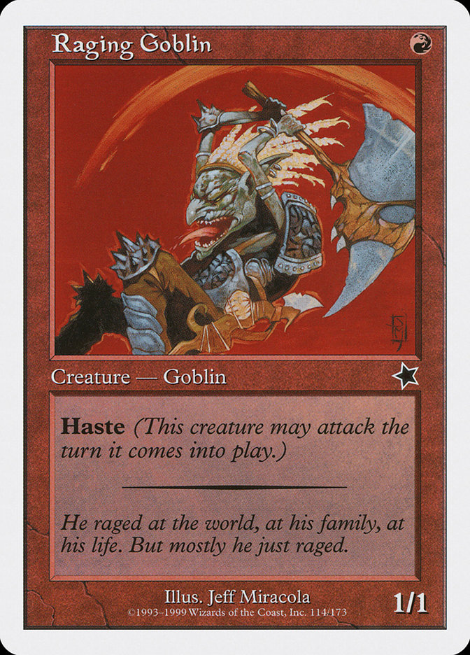 Raging Goblin [Starter 1999] | Magic Magpie