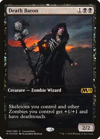 Death Baron (2018 Convention Promo) [Core Set 2019 Promos] | Magic Magpie