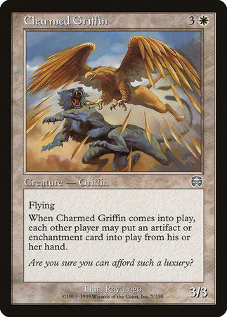 Charmed Griffin [Mercadian Masques] | Magic Magpie