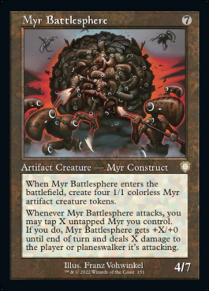 Myr Battlesphere (Retro) [The Brothers' War Commander] | Magic Magpie