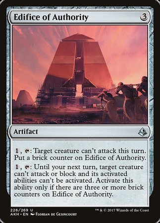 Edifice of Authority [Amonkhet] | Magic Magpie