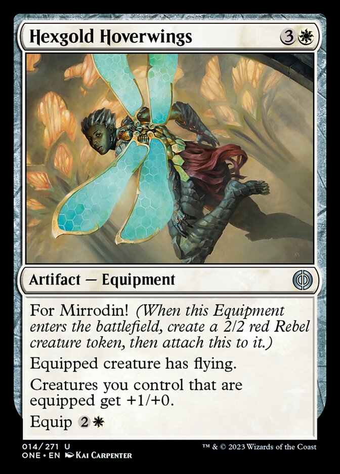 Hexgold Hoverwings [Phyrexia: All Will Be One] | Magic Magpie