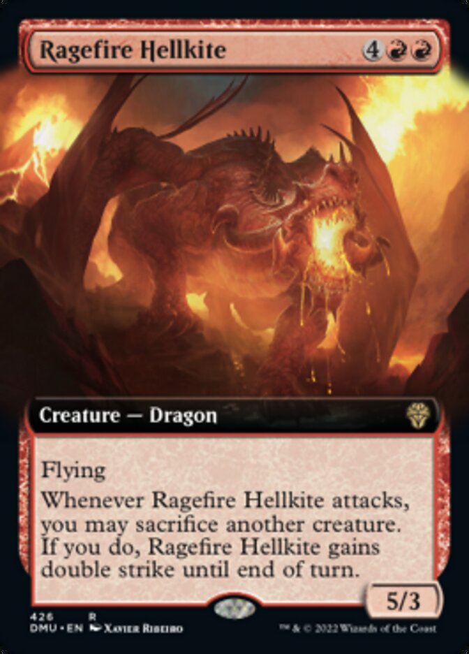 Ragefire Hellkite (Extended Art) [Dominaria United] | Magic Magpie