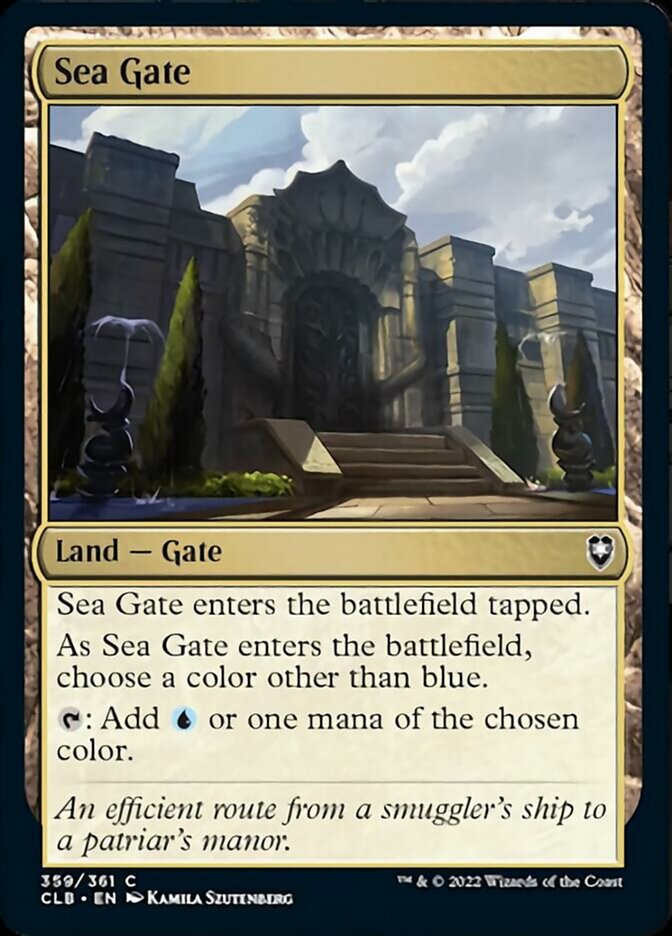 Sea Gate [Commander Legends: Battle for Baldur's Gate] | Magic Magpie