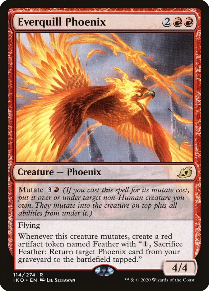 Everquill Phoenix (Promo Pack) [Ikoria: Lair of Behemoths Promos] | Magic Magpie