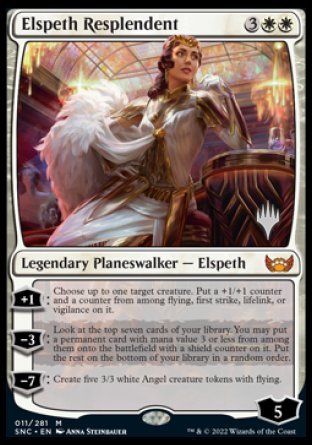 Elspeth Resplendent (Promo Pack) [Streets of New Capenna Promos] | Magic Magpie
