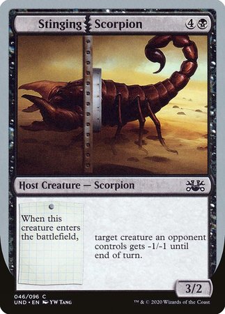 Stinging Scorpion [Unsanctioned] | Magic Magpie