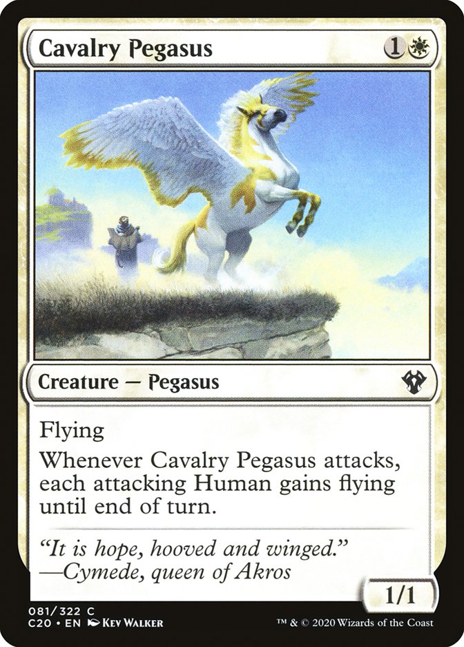 Cavalry Pegasus [Commander 2020] | Magic Magpie