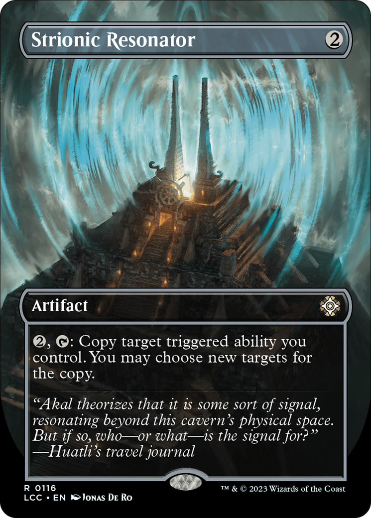 Strionic Resonator (Borderless) [The Lost Caverns of Ixalan Commander] | Magic Magpie