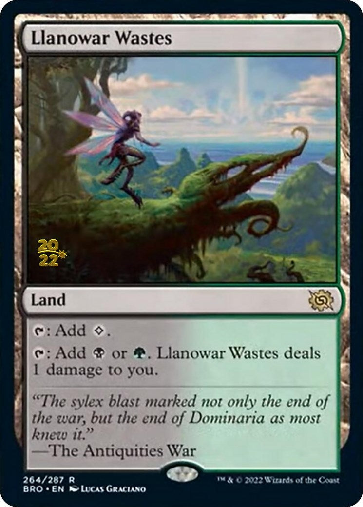 Llanowar Wastes [The Brothers' War: Prerelease Promos] | Magic Magpie