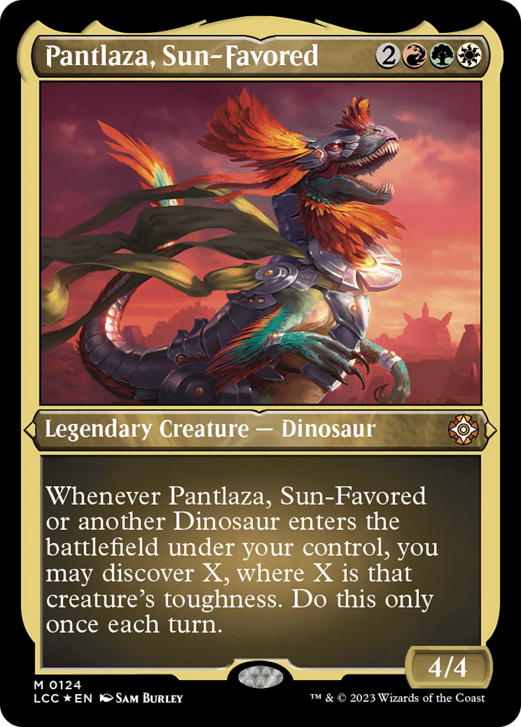 Pantlaza, Sun-Favored (Display Commander) [The Lost Caverns of Ixalan Commander] | Magic Magpie