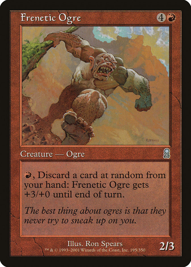 Frenetic Ogre [Odyssey] | Magic Magpie