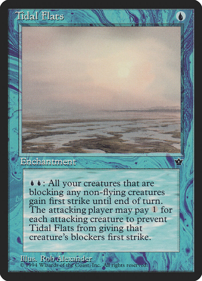 Tidal Flats (Sun Behind Fog) [Fallen Empires] | Magic Magpie