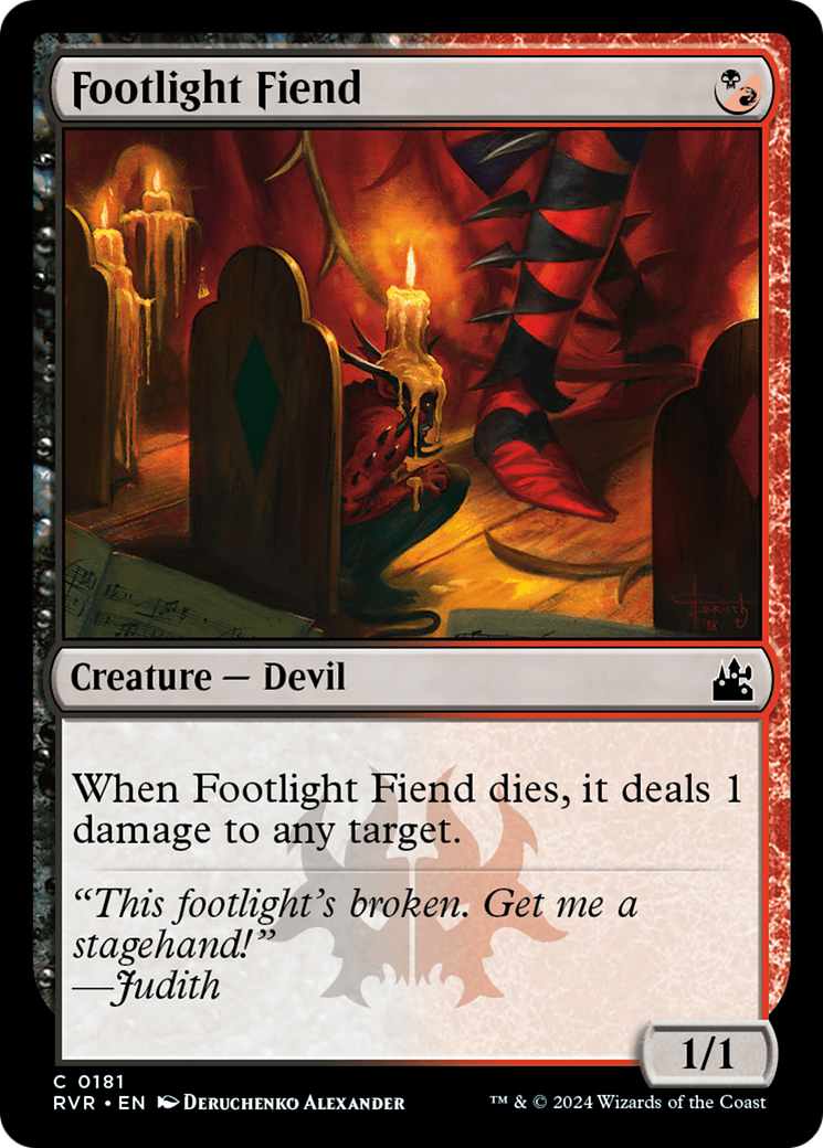 Footlight Fiend [Ravnica Remastered] | Magic Magpie