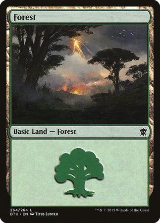 Forest (264) [Dragons of Tarkir] | Magic Magpie