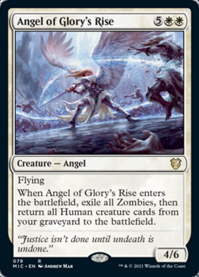 Angel of Glory's Rise [Innistrad: Midnight Hunt Commander] | Magic Magpie