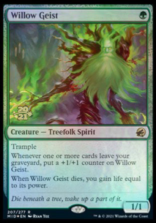 Willow Geist [Innistrad: Midnight Hunt Prerelease Promos] | Magic Magpie