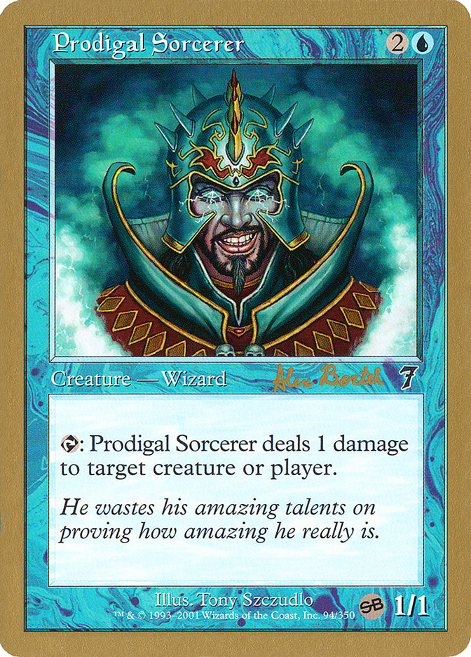 Prodigal Sorcerer (Alex Borteh) (SB) [World Championship Decks 2001] | Magic Magpie