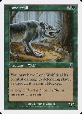 Lone Wolf [Seventh Edition] | Magic Magpie