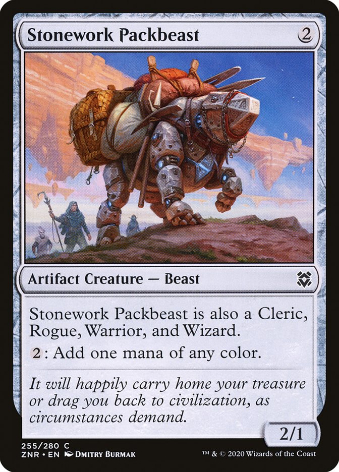 Stonework Packbeast [Zendikar Rising] | Magic Magpie